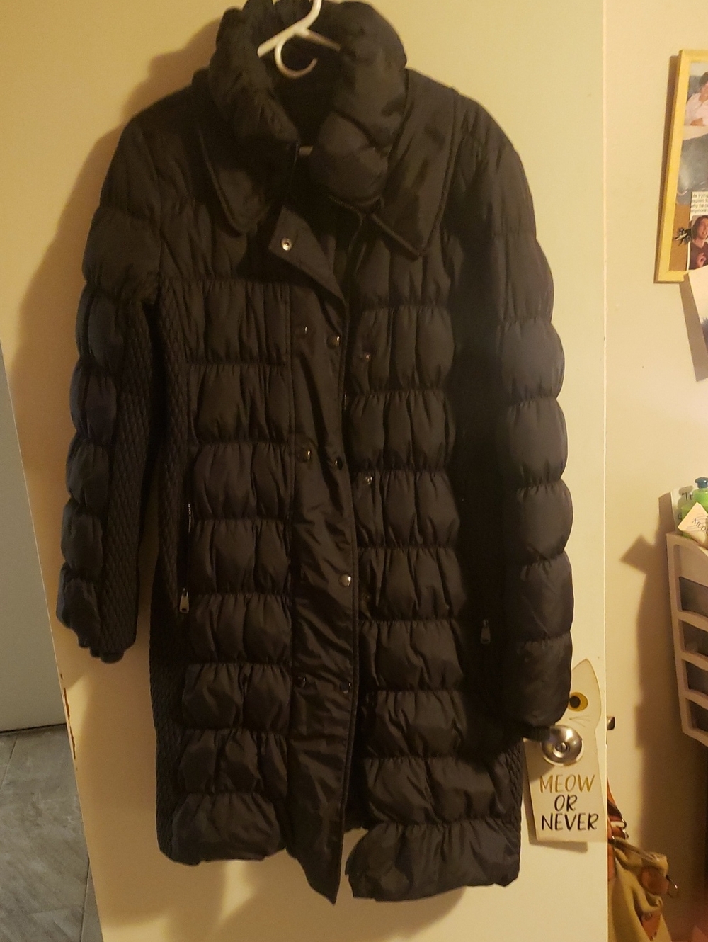 Via Spiga Black Quilted Jacket